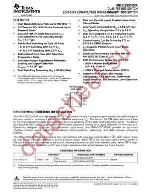 74CB3Q3306ADCURE4 datasheet  